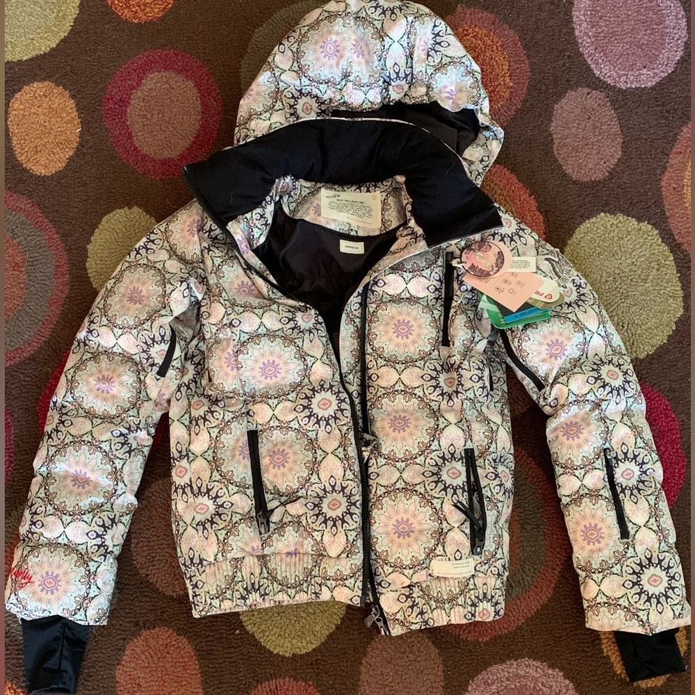 ODD MOLLY glorious jacket ski jacket SAMPLE jacket pastel pink purple teal AS IS